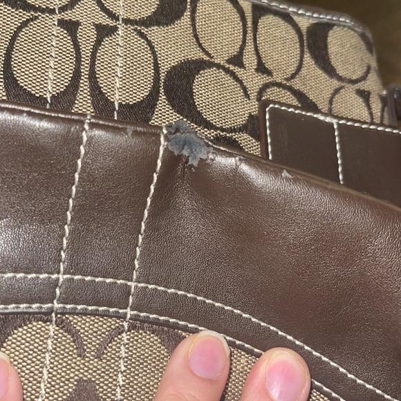 Coach Brown and Tan Women's Bag - Picture 9 of 9